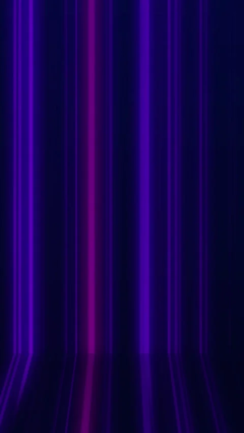 Abstract Vertical Purple Light Stripes Tunnel Looping Background. Stock Footage 318565517