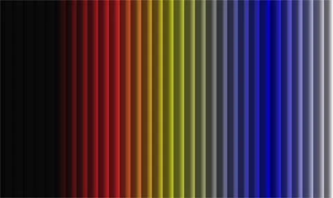 Abstract Vertical Rainbow Gradient Stripes Background Illustration