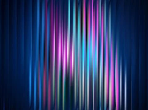 Abstract Vertical Reeded Color Stripes Stock Illustration