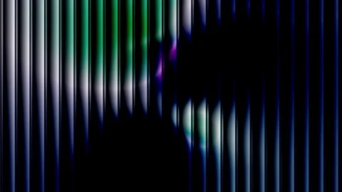 Abstract Vertical Ribbed Glass Gradient Background Stock Footage 331426456