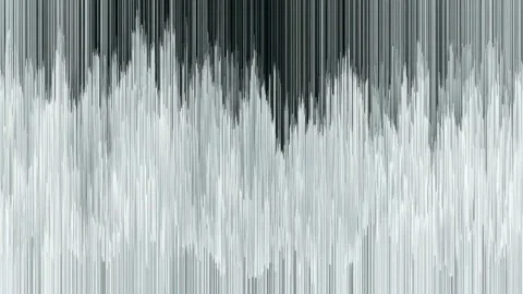 Abstract vertical streak background with black and white flowing lines, dig.. Vidéo 342045215