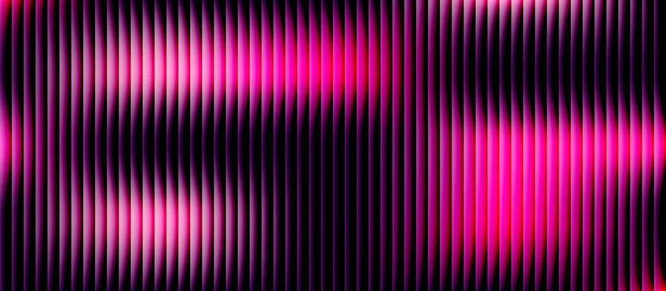 Abstract Vertical Stripe Pattern with Gradient Glow and Optical Depth Stock Illustration