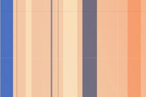 Abstract vertical stripe pattern in warm blue, beige, and orange with soft .. Stock Illustration