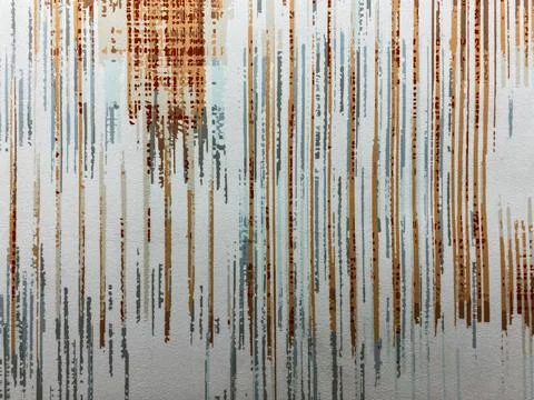 Abstract vertical striped pattern with copper, bronze, and light blue textu.. Stock Photos