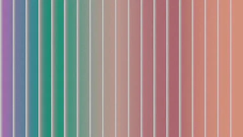 Abstract Vertical Stripes Background Purple to Orange Pastel Gradient Stock Illustration
