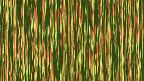 Abstract vertical stripes of brush strokes in green, yellow and orange colo.. Stock Footage 317985999