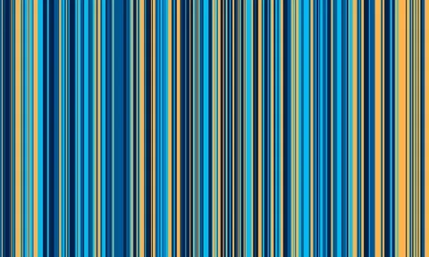 Abstract vertical stripes in calming blues and golds.  Perfect for background Stock Illustration