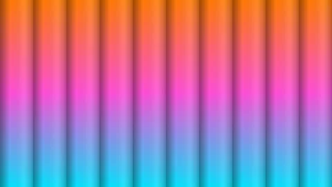 Abstract vertical stripes with orange pink and blue gradient Stock Illustration