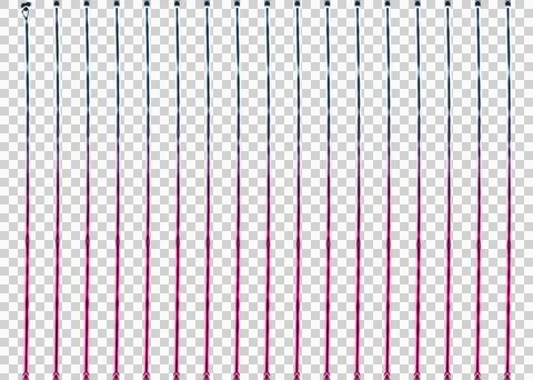 Abstract vertical stripes pattern in gradient colors from black to pink イラスト素材