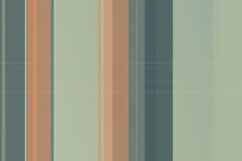 Abstract vertical stripes pattern with muted teal, beige, and brown tones, .. Illustrazione stock
