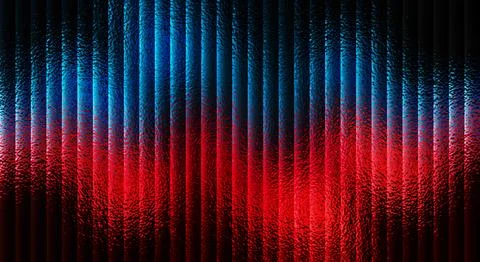 Abstract Vertical Stripes: Red, Blue, and Black Textured Background Stock Illustration
