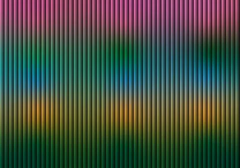 Abstract vertical stripes of vibrant gradient colors Stock Illustration