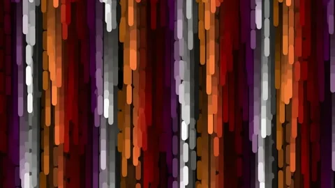 Abstract vertical stripes of warm and cool colors forming a modern background Stock Footage 342204947