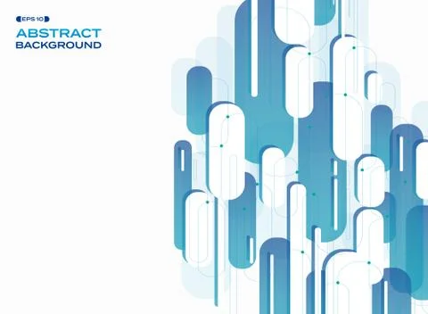 Abstract of vertical technology gradient blue strip lines pattern background. イラスト素材