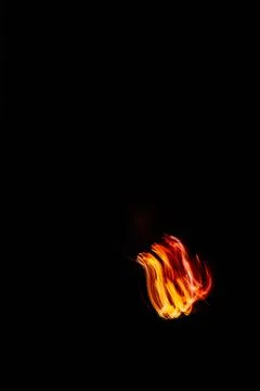 Abstract Vertical Trail of Fire Stock Photos