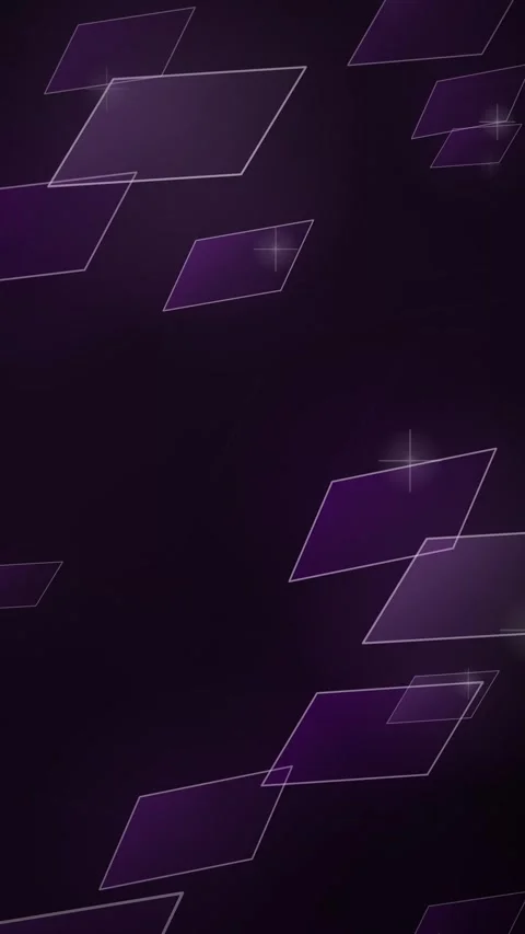 Abstract Vertical Violet Panels Drifting Through Dark Space Background Stock Footage 344936481