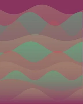 Abstract vertical wave background with overlapping colorful gradient layers.. 스톡 일러스트
