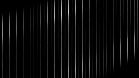 Abstract vertical white lines flickering on a dark black background Video stock 333212901