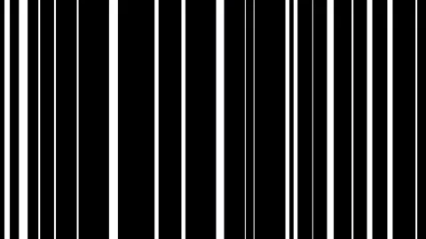 Abstract vertical white stripes moving on a black background. Animation blind Stock Footage 265258389