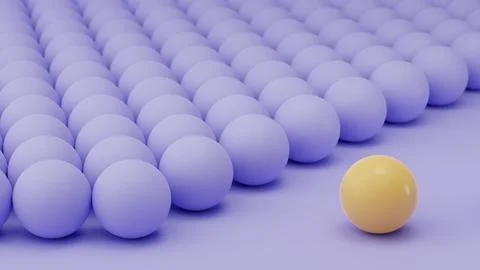Abstract Very Peri Sphere Background. 3d Geometric Shape Illustration Stock Photos