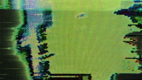 Abstract VHS Digital Animation. Stock Footage 161684401
