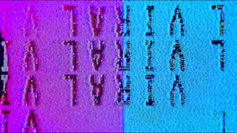 Abstract VHS Digital Animation. Old TV Screen Background Stock Footage 201331990