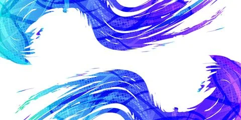 Abstract Vibrant and Colorful Gradient Brush Background with Halftone Effect Stock Illustration