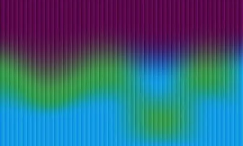Abstract vibrant background with 3D fluted vertical texture and colorful wa.. Illustration