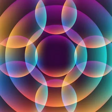 Abstract vibrant background with circles Abstract vibrant background with ... Stock Photos