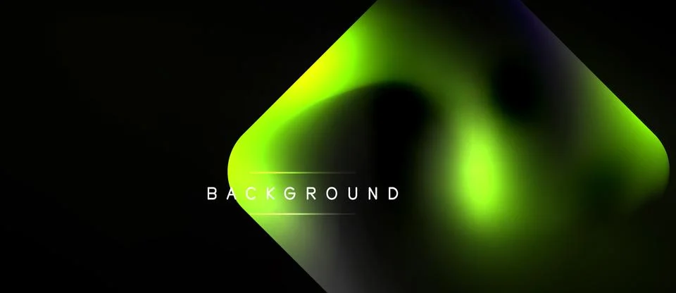 Abstract vibrant background. Gradient colors blend, creating dynamic visual Illustrazione stock