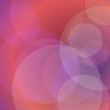 Abstract Vibrant Background with Overlapping Pink and Purple Gradient Circl.. Stock Illustration