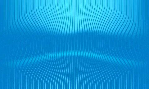 Abstract vibrant blue background featuring curved neon lines with a grainy .. Illustrazione stock