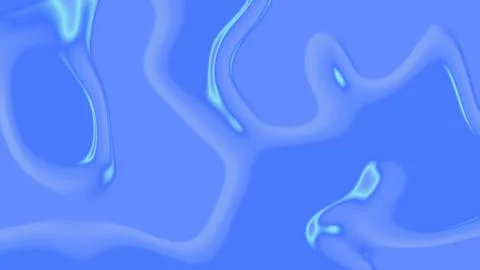 Abstract Vibrant Blue Wavy Fluid Background With Glossy Gradient Effects Illustrazione stock