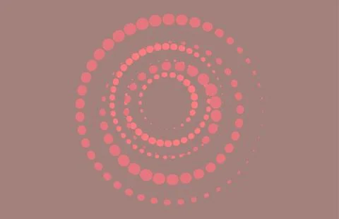 Abstract vibrant circles pattern with gradient colors background 写真素材