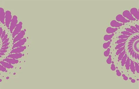 Abstract vibrant circles pattern with gradient colors background 写真素材