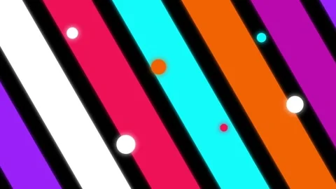 Abstract Vibrant Diagonal Strata and Kinetic Spheres Seamless Stockbeeldmateriaal 348130333