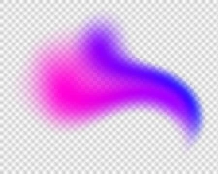 Abstract vibrant fluid shape with magenta and purple gradient blends creati.. Ilustración de archivo
