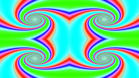 Abstract Vibrant Fluid Swirl Vortex Background Loop Animation Stock Footage 333442175