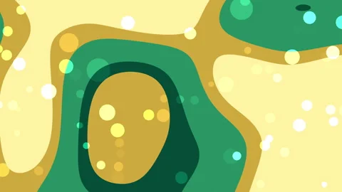 Abstract vibrant gold green gradient background shapes. Perfect for nature theme Vidéo 336354275