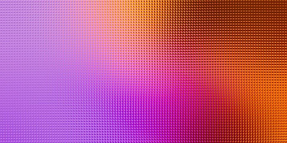 Abstract vibrant gradient background featuring a seamless 3d geometric dot ma Stock Photos
