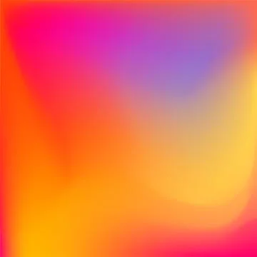 Abstract Vibrant Gradient background. Saturated Colors Smears. Stock Illustration