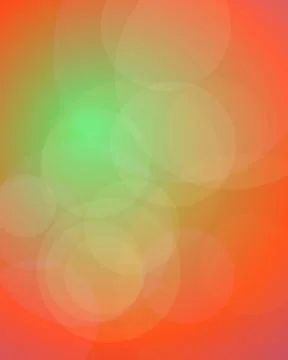 Abstract Vibrant Gradient Background with Soft Bokeh Mesh Circles in Orange.. Stock Illustration