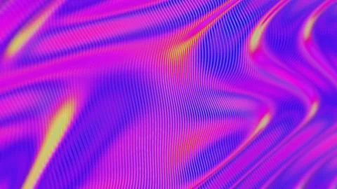 Abstract Vibrant Gradient Waves with Neon Tones Stock Illustration
