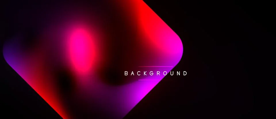Abstract vibrant gradients blend, creating dynamic visual effect. Dark Ilustración de archivo