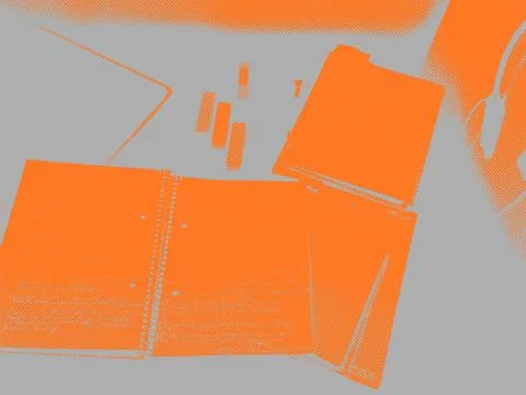 Abstract vibrant grainy gradient background texture Stock Illustration