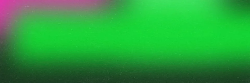 Abstract vibrant green gradient background with subtle pink light leak text.. Stock Illustration