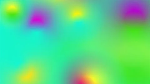 Abstract vibrant green gradient motion background with colorful blur mesh spots Stock Footage 339758665