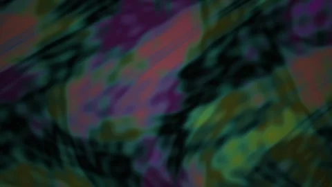 Abstract vibrant iridescent liquid texture moving with colorful neon patter.. Stock Footage 346355580