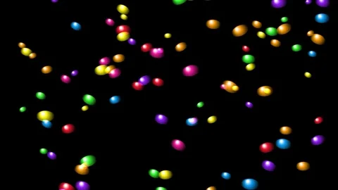 Abstract Vibrant Kinetic Candy Cascade Widescreen Stockbeeldmateriaal 348130351
