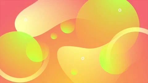 Abstract vibrant layout with geometric shapes and bold elements seamless 4k Stock Footage 311612191